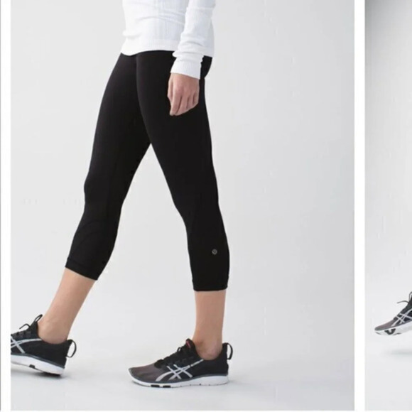 Lululemon Run: Inspire Crop II Black - Picture 1 of 7